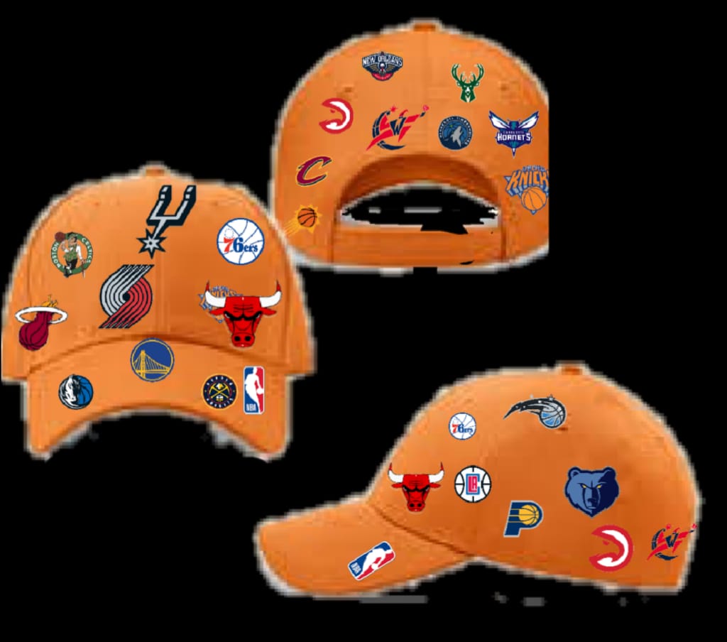NBA LOGOS ORANGE POLYESTER HAT PREORDER