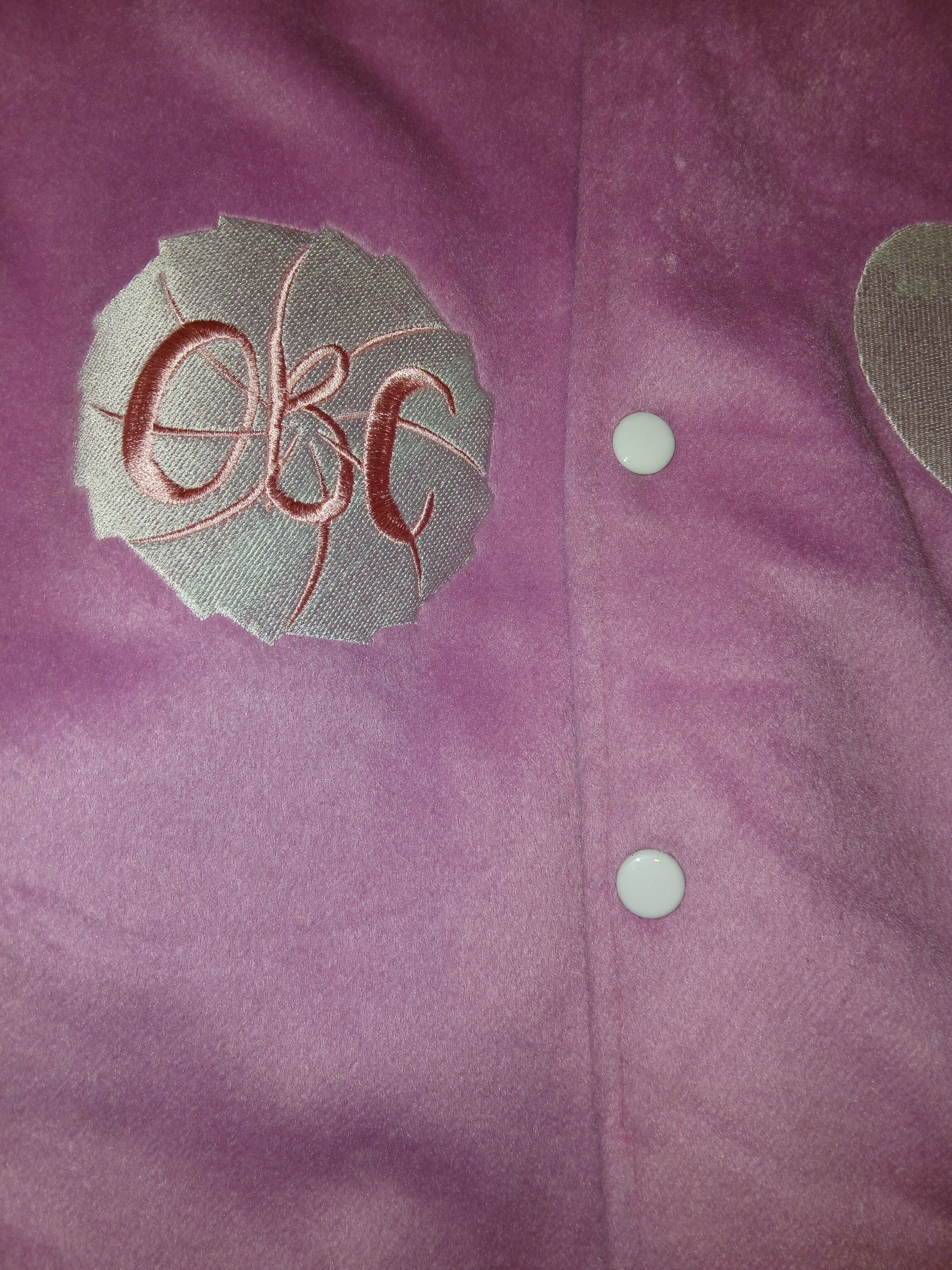PINK LADIES VARSITY JACKET