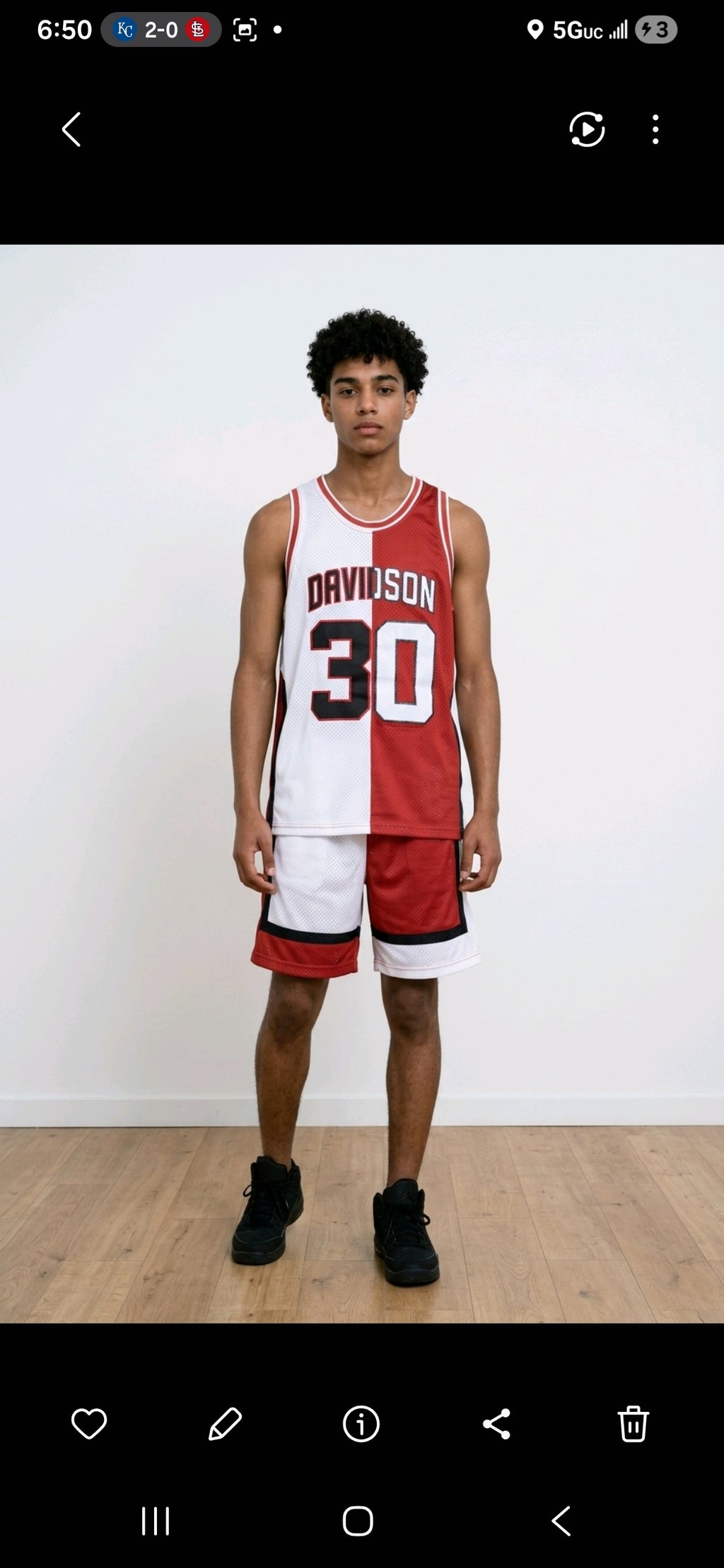 STEPH CURRY SPLIT STITCHED DAVIDSON JERSEY