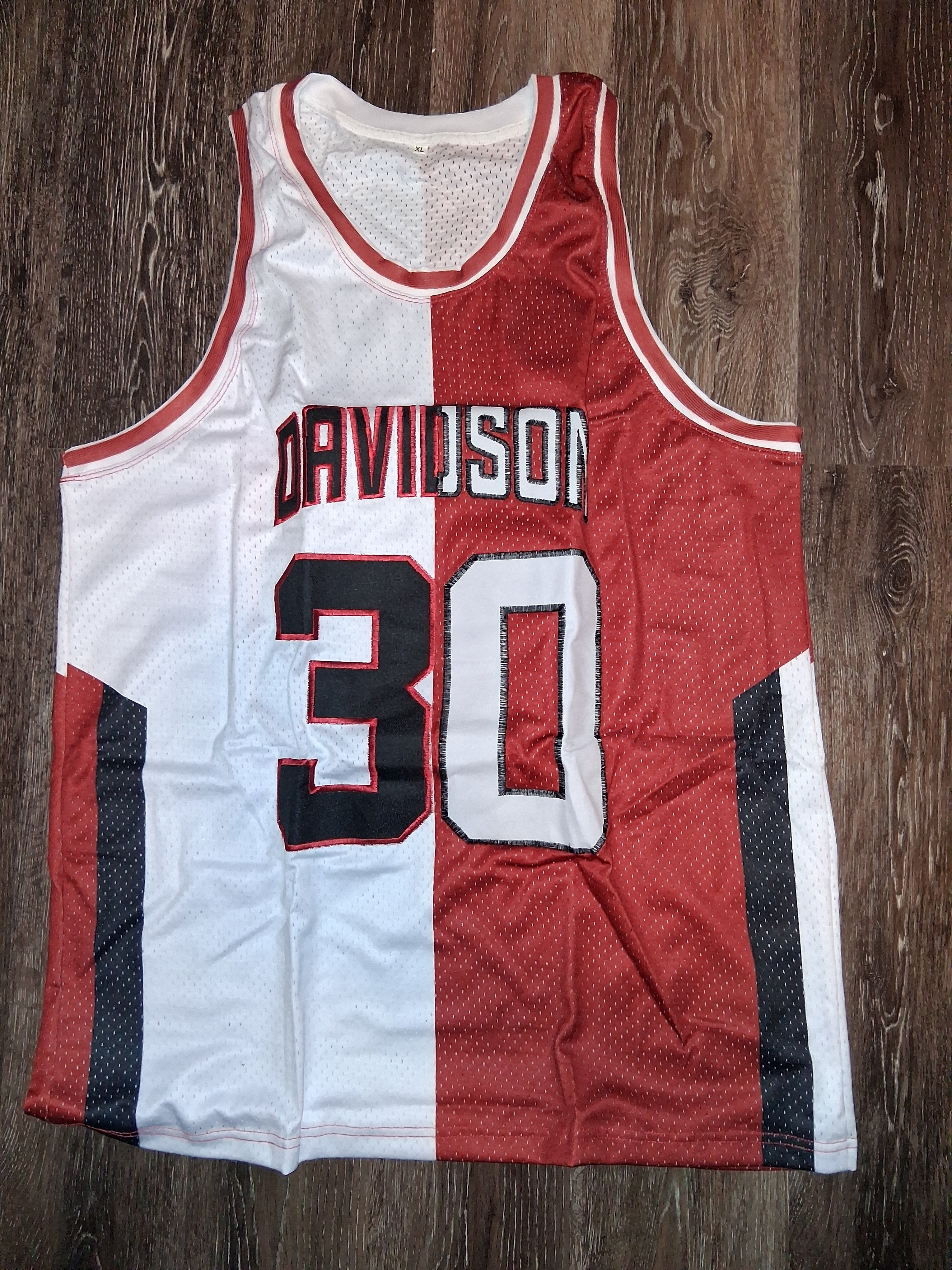 STEPH CURRY SPLIT STITCHED DAVIDSON JERSEY