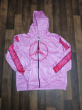 MERCEDES BENZ PINK POLYESTER HOODIE