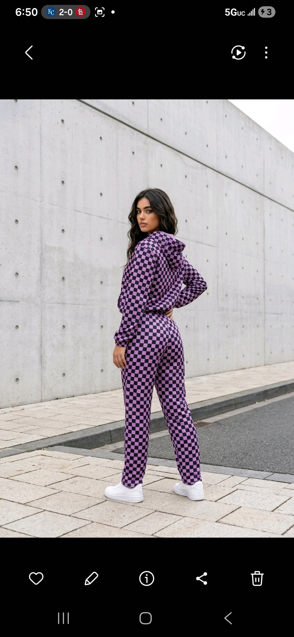 LADIES POLYESTER CHECKERED TRACKSUIT Pink